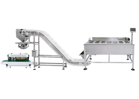 Machine à emballer semi automatique de tête du manuel 14 pour des fruits de mer