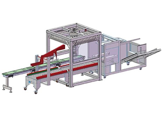 Machine à emballer de sac avec le manipulateur parallèle pour le carton