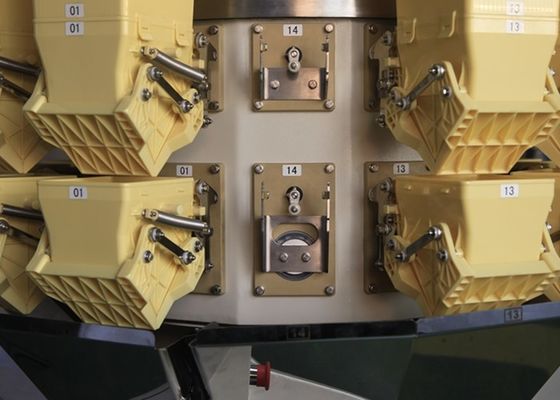 Peseur de Multihead d'acier au carbone avec la trémie 2.0L en plastique